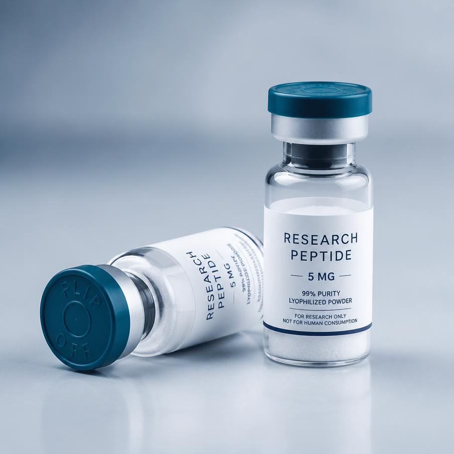 TB-500 Acetate (Thymosin Beta-4 Fragment) — research peptide vial at 98.9% HPLC purity
